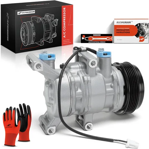 Miniatura 10 de A-Premium Compresor de aire acondicionado CA con embrague compatible con Mazda 3 2004-2009, 3 Sport 2009, 5 2006-2010, 2.0L 2.3L