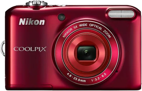Miniatura 3 de Nikon COOLPIX L28 Cámara digital de 20,1 MP con lente de zoom 5x y LCD de 3" (rojo) (Modelo antiguo)