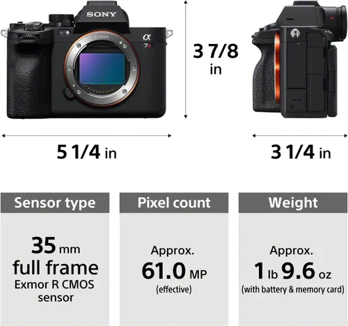 Miniatura 3 de Sony Alpha 7R V Cuerpo de cámara de lente intercambiable sin espejo de marco completo