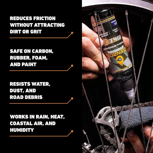 Miniatura 4 de Clenzoil Botella de cadena y piñón de 4 onzas, limpiador de cadena, lubricante y preventivo de óxido, protector de lubricante limpiador (CLP)