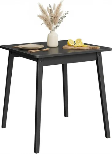 Miniatura 8 de Mesa de Comedor de Bambú HOOBRO, Mesa de Comedor Cuadrada para 2, Mesa de Cocina de 27.6" para Espacios Pequeños, Mesa de Escribir, Fácil de Montar