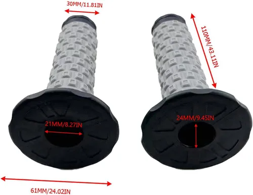 Miniatura 2 de Protectores universales de 7/8 pulgadas para motocicleta, agarre de barra de acelerador compatible con Kawasaki KX60 KX125 KX250F Suzuki DRZ125L