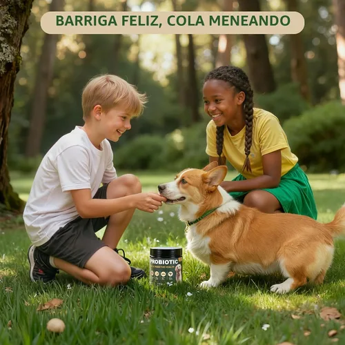 Miniatura 8 de Probióticos para Perros - Probióticos para perro para levadura, piel con picazón y oídos con picazón, salud digestiva, alivio de diarrea, apoyo