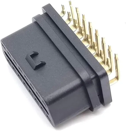 Miniatura 5 de Elecbee Diagnóstico femenino de ángulo recto del conector OBD2 OBD2 OBD2 del Pin 90° de OBD2 16 J1962F