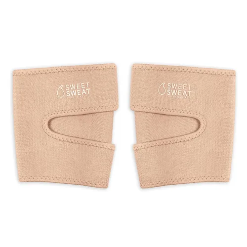 Miniatura 6 de Sports Research - Recortadores de muslo tonificados Sweet Sweat para hombres y mujeres Aumenta el calor y el sudor en los muslos (arcilla, pequeño)