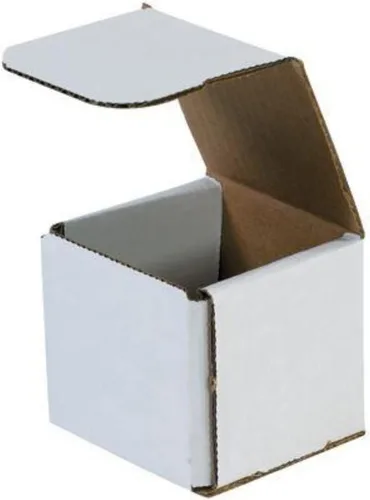 Miniatura 18 de Secure Seal Cajas de envío – Sobres de 5 x 5 x 3 pulgadas – Embalaje de cartón corrugado plegable blanco para correo, mudanza, almacenamiento