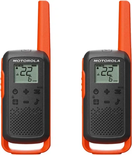 Miniatura 5 de Motorola Talkabout T275 Radios de dos vías (paquete de 2) – Alcance de 40 km, recargable, walkie Talkie para exteriores, alertas meteorológicas