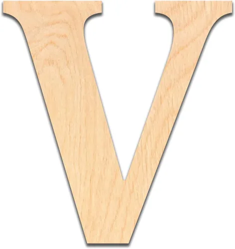 Miniatura 33 de Ampersand - Letras de madera de 6 pulgadas de alto, abedul báltico de 1/4 de pulgada de grosor, decoración de bricolaje pintable, letreros