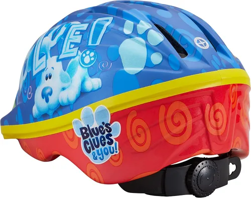 Miniatura 4 de Nickelodeon Casco infantil de Paw Patrol and Blue's Clues & You Bike para niños pequeños, niñas y niños, ajuste de esfera fácil de ajustar, casco