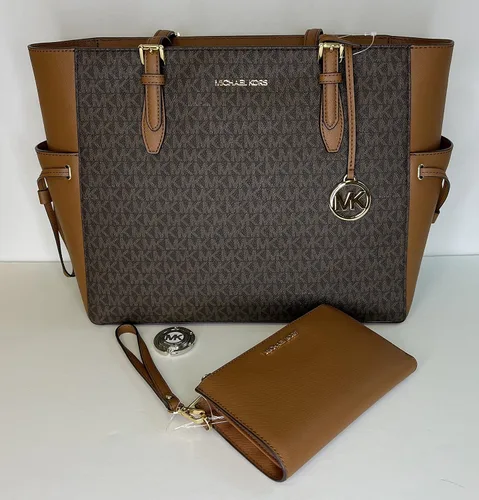 Miniatura 2 de Michael Kors MICHAEL Michel Kors Gilly - Bolsa de viaje con cordón grande con doble cierre para la muñeca