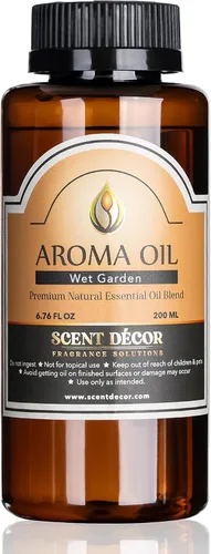 Repuesto de aceite difusor de aroma, mezcla de aceites esenciales naturales prémium para difusores de aromaterapia, fragancia de jardín húmedo (6.8