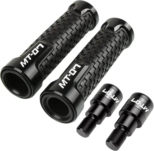 Miniatura 9 de Para Yamaha MT07 MT 07 MT-07 2014-2021 Agarraderas de manillar de motocicleta CNC PVC Manillar Bar Goma Gel Grips 2020 2019 2018 2017 2016