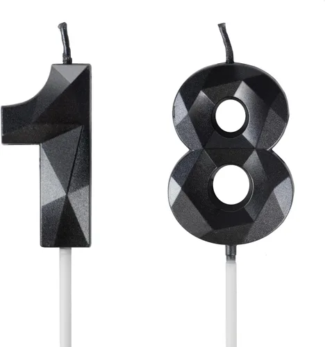 Miniatura 293 de Velas de cumpleaños número 15, velas número 15, velas de feliz cumpleaños de oro rosa para pastel, decoraciones de cobertura de pastel de diseño 3D