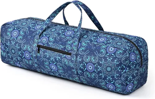 Boulder Bee | Bolsa para esterilla de yoga | Gran portaesterillas de yoga con bolsillo para artículos mojados | Regalos de yoga | Bolsa de gimnasio
