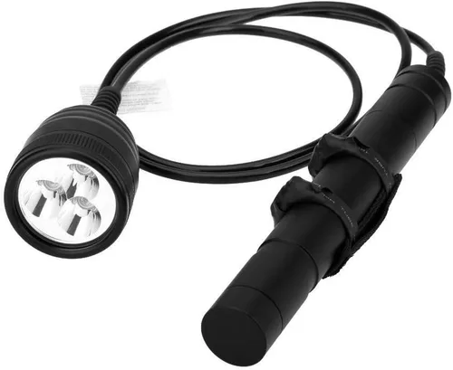 Miniatura 3 de SecurityIng DF06 3000LM - Luz de buceo con bote primario, 3 LED, linterna subacuática de 492 pies/492.1 ft con cable de 3.9 ft para buceo