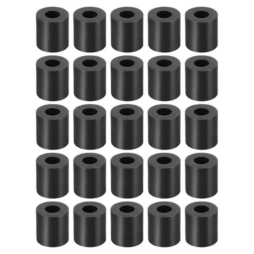 Miniatura 6 de YOKIVE 300 Pcs Black Round Spacer, Not Threaded Washers with High Insulation Effect, Keep Height Consistent, Great for M3 Screws (ABS, 3.2mmx7mmx2mm)
