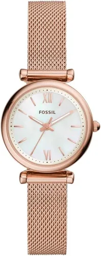 Miniatura 22 de Fossil Carlie - Reloj de cuarzo de acero inoxidable de tres manecillas para mujer