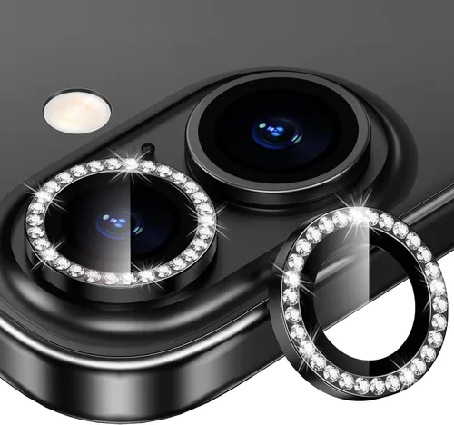 Miniatura 31 de Protector de Lente de Cámara Bling para iPhone 17 Pro / 17 Pro Max, Anillo de Metal con Diamante Individual con Dureza 9H, Protector de Pantalla
