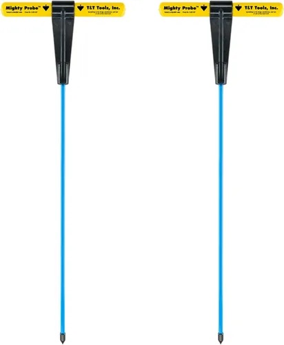 T&T Tools - Sonda poderosa sonda de metal aislada de 60 pulgadas, varilla hexagonal de 7/16 pulgadas, varilla de acero de aleación resistente para