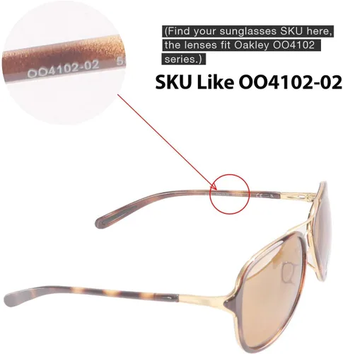 Miniatura 3 de Walleva - Lentes de repuesto para gafas de sol Oakley Kickback
