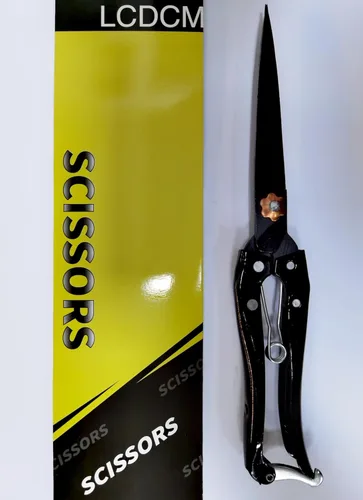 Miniatura 3 de Tijeras para Ovejas de Césped - Mango Recubierto Resistente al Desgaste, Acero al Manganeso de Doble Filo, Resorte Fuerte Adecuado para Esquila