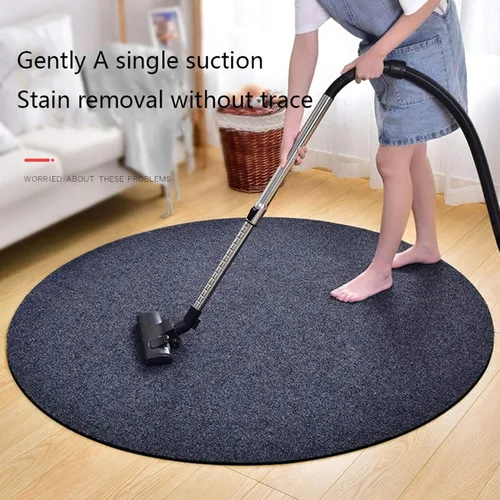 Miniatura 2 de Tapete para silla de oficina, alfombra redonda multiusos antideslizante, resistente al desgaste para suelo de azulejos, silla rodante y escritorio