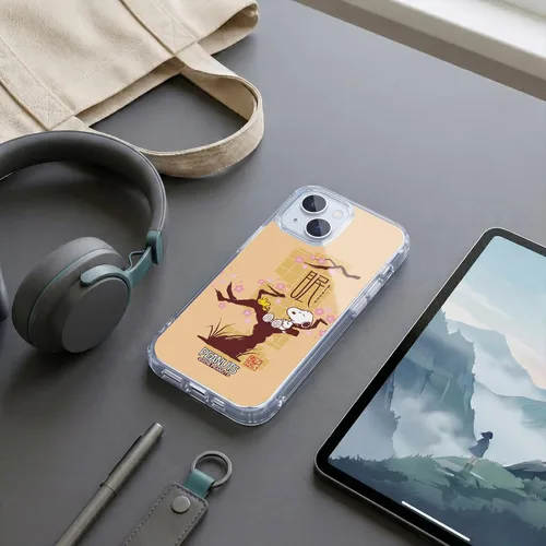 Miniatura 267 de Carcasa de gel para iPhone 7 Plus/iPhone 8 Plus, diseño de Snoopy Oriental de Peanuts, Badges