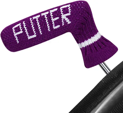 Miniatura 7 de Scott Edward Blade Putter Cover Knitted, 1 Piece in Pack, Fits Golf Blade Putters Cute and Soft