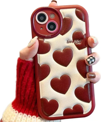 Miniatura 10 de Compatible con iPhone 15 Plus, Funda de Dibujos Animados, Funda Kawaii de Oso Lindo de Silicona 3D con Correa, TPU Suave, Protectora y a Prueba
