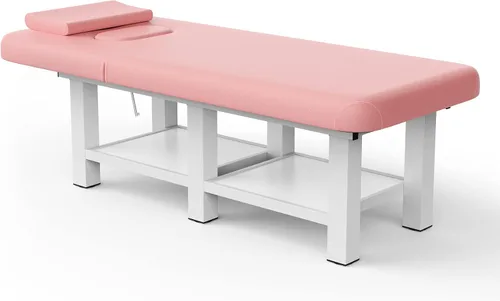 Miniatura 13 de pouseayar Mesa de masaje estacionaria, 75 pulgadas de largo y 31.5 pulgadas de ancho, cama de esteticista resistente, marco de metal de 800 libras