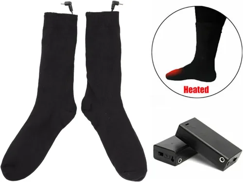 Miniatura 5 de Calcetines calefactables, calcetines térmicos recargables, calcetines de calefacción a batería para hombres y mujeres, calentadores de pies