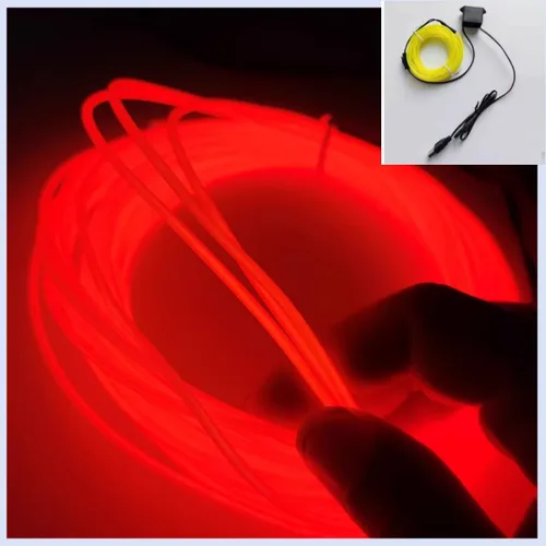 Miniatura 17 de Tira de luces LED de 360° – con opciones de alimentación de batería/USB – Luces LED flexibles para dormitorio, decoración del hogar, diseños