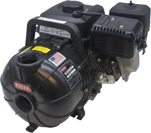 Pacer Bombas SE2PL E5.5 Bomba de transferencia de agua multiusos con entrada y salida de 2 pulgadas, 150 GPM