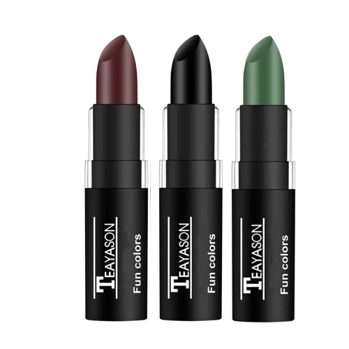 Miniatura 11 de Go Ho 2 piezas de maquillaje de payaso blanco y negro en barra mezclable – pintura para ojos negros y cuerpo facial maquillaje profesional FX