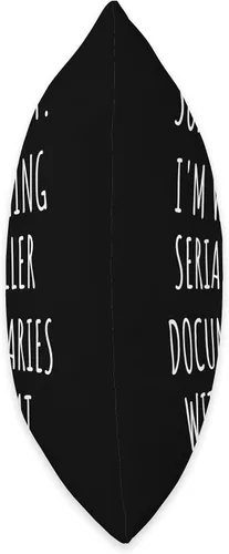 Miniatura 2 de Crazy Cat Lady and True Crime Fan Gift Serial Killer Documentaries with My Cat True Crime - Almohada de regalo, 16 x 16 pulgadas, multicolor