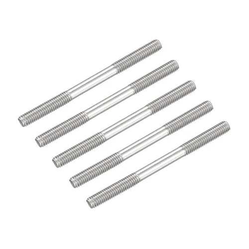 Miniatura 15 de METALLIXITY Tornillos de doble extremo (rosca M8, longitud 80 mm) 5 piezas, pernos de varilla roscada doble de acero inoxidable 304