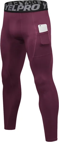 Miniatura 9 de SPVISE Pantalones de compresión para hombre, leggings para deportes, gimnasio, mallas atléticas frescas y secas, capa base para correr, fútbol