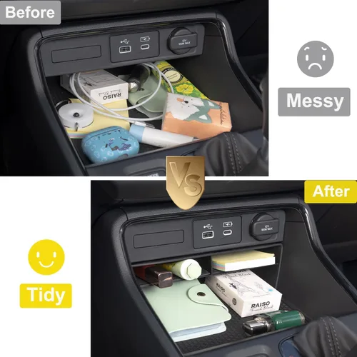 Miniatura 5 de PIMCAR 2 piezas Organizador de consola central y bandeja de reposabrazos para Honda CRV 2026 2025 2024 2023, accesorios para CR-V híbrido