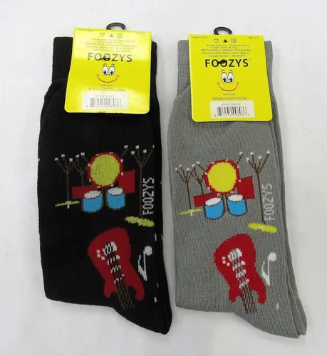 Miniatura 2 de Foozys Mens Crew Socks Late Night Party & Up to No Good Novelty Socks