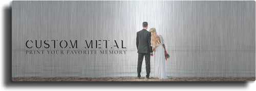 Miniatura 19 de Tu foto o imagen impresa en arte de pared de metal personalizado, 12 x 12 pulgadas