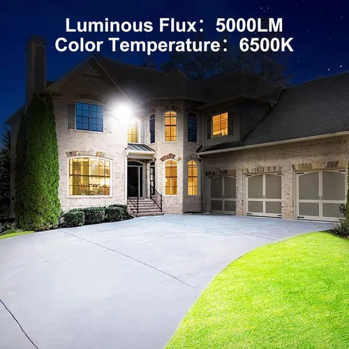 Miniatura 5 de 60W llevó la luz de inundación al aire libre, luces de inundación exteriores, luz de inundación enchufable, para patio, patio de recreo, estadio