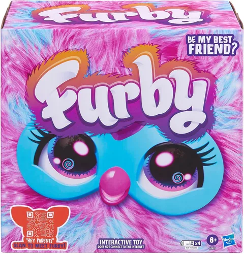 Miniatura 2 de Furby Cotton Candy, 15 accesorios de moda, juguetes de peluche interactivos para niñas y niños de 6 años en adelante, animatronic activado por voz