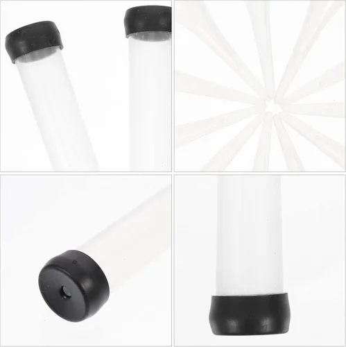 Miniatura 4 de 50 tubos de agua florales con púas de anclaje, tubo de nutrición de flores de plástico, tallos de flores, tubos de agua para flores frescas