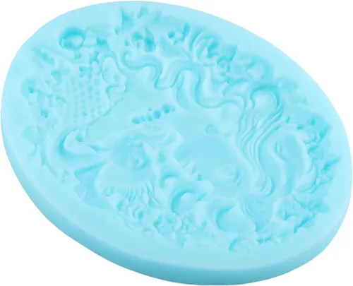 Miniatura 8 de Moldes de silicona para fondant de avatar de sirena, para decoración de pasteles, decoración de cupcakes, pasta de caramelo de chocolate, pasta