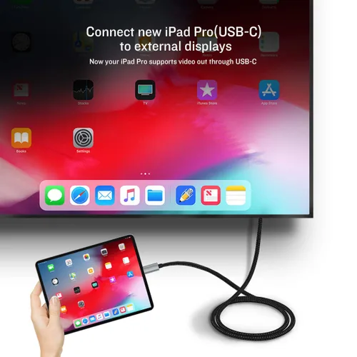 Miniatura 4 de Cable USB C a HDMI, [4K, alta velocidad], cable USB tipo C a HDMI para oficina en casa, [compatible con Thunderbolt 3/4] para MacBook Pro/Air 2020
