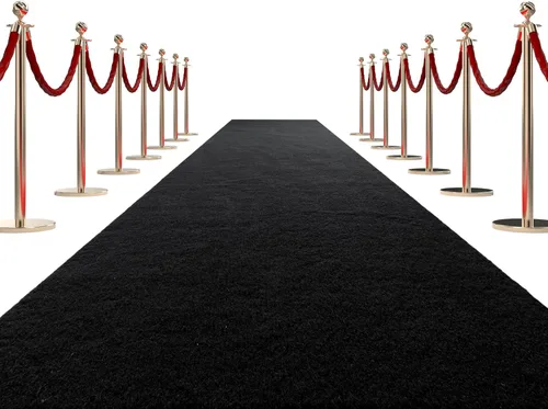 Miniatura 9 de HOMBYS Alfombra de pasillo extra gruesa de 450 GSM, 0,9 x 4,6 m, alfombra roja para fiestas y eventos, alfombra de felpa resistente para escalones