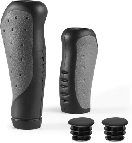 Miniatura 11 de PRUNUS Agarres antideslizantes de goma suave para manillar de bicicleta, MTB, BMX, bicicleta de montaña, bicicleta eléctrica, scooter, crucero