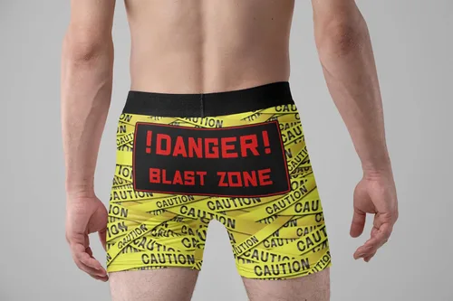 Miniatura 4 de Calzoncillos tipo bóxer divertidos para hombre, ropa interior Blast Zone, regalo divertido