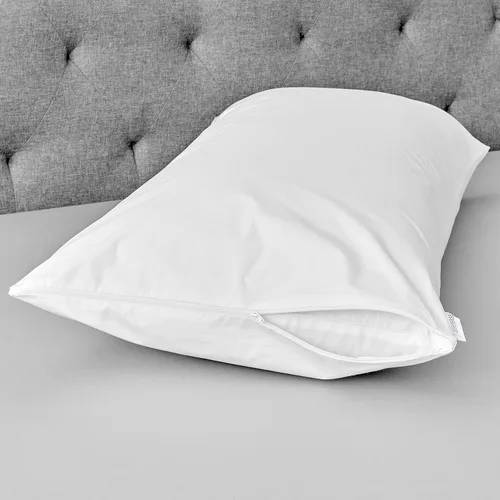 Miniatura 3 de AllerEase - Protector de almohada lavable con agua caliente, estándar/Queen, color blanco, 2 unidades (paquete de 6)