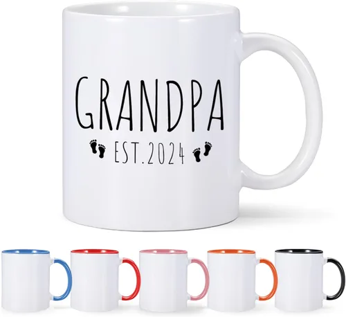Miniatura 8 de Taza personalizada con texto en inglés "Promoted To Grandma 2023", regalos para la abuela por primera vez, anuncio de embarazo para abuela
